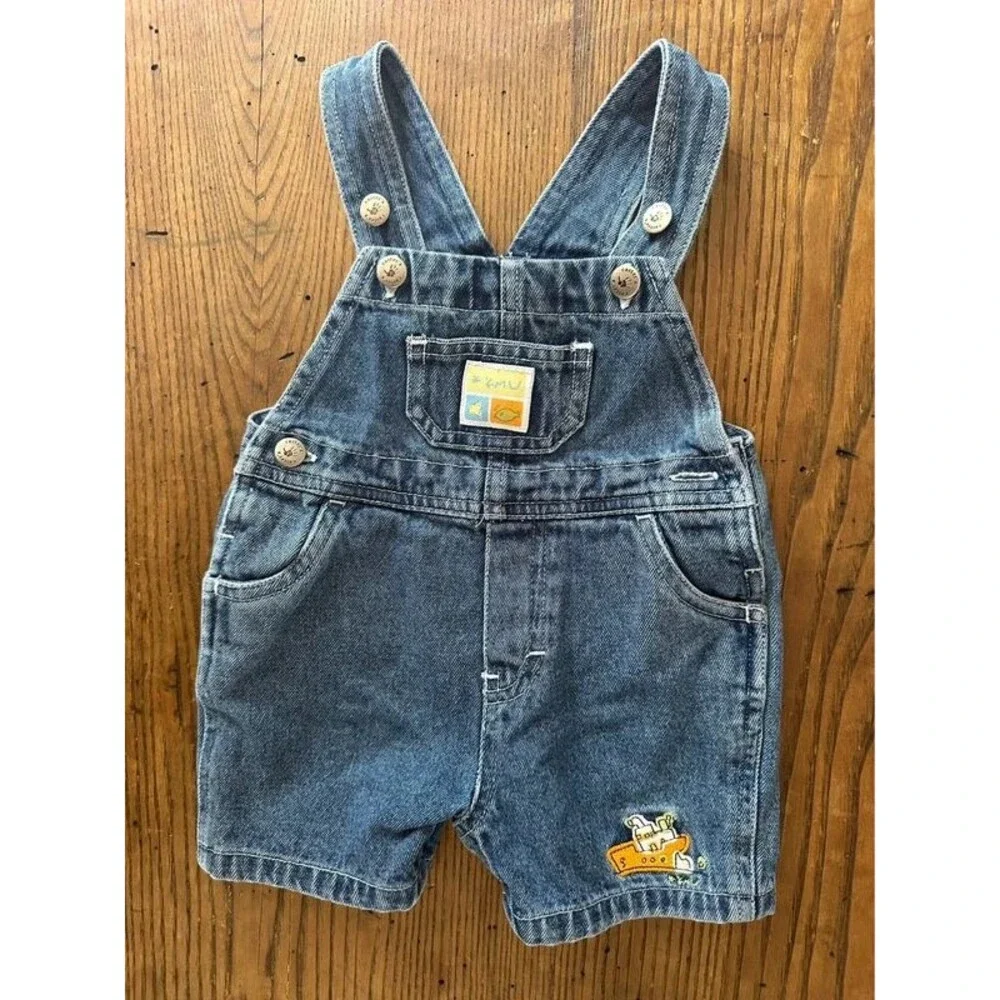 Vintage Carter’s 6M Denim Short Overalls